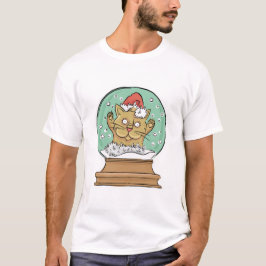 Camiseta Gato divertido del navidad en animal de Navidad
