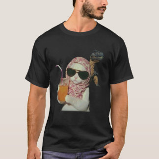 Camiseta Gato Divertido Dinosaurio Meme Hombres Mujeres Ama