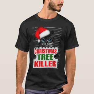 Camiseta Gato Divertido En La Cárcel Gato Detenido Cárcel N