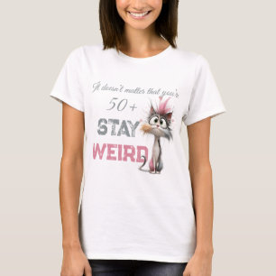 Camiseta Gato divertido envejeciendo más de 50