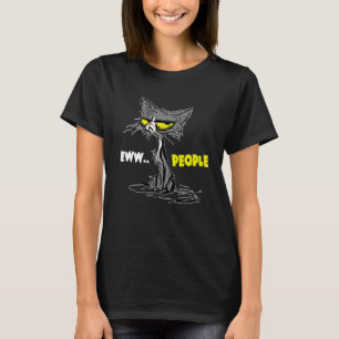 Camiseta Gato Divertido Gatito Gente EWW Gato Divertido