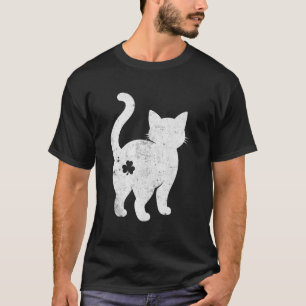 Camiseta Gato divertido humor adulto día de San Patricio