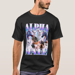 Camiseta Gato Divertido Irónico Meme Gráfico Unicornio Mach