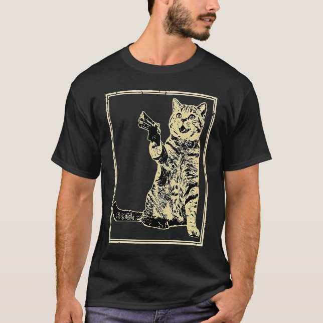 Camiseta Gato Divertido Kitty de Armas (Anverso)