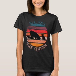 Camiseta Gato divertido lindo Toda la gloria a la Reina Ga