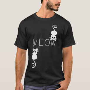 Camiseta Gato Divertido Maullar Gatito Amantes de los Gatos