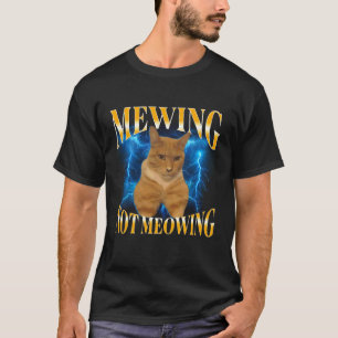 Camiseta Gato divertido meme maullando no maúllando Gato sa