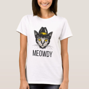 Camiseta Gato Divertido Miau
