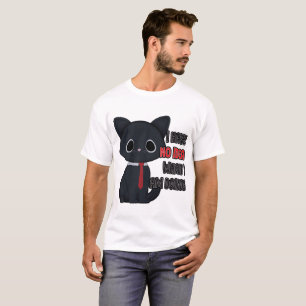 Camiseta Gato Divertido No Tengo Ni Idea De Lo Que