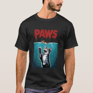 Camiseta Gato Divertido Parodia Ratón Gato Divertido Persig