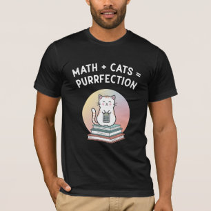 Camiseta Gato divertido profesor de matemáticas Pi friki de