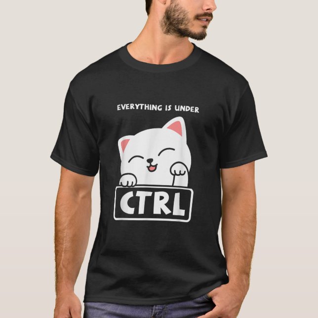 Camiseta Gato Divertido Programador Desarrollador Codificad (Anverso)