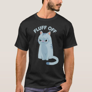 Camiseta Gato Divertido Sin Pelusa