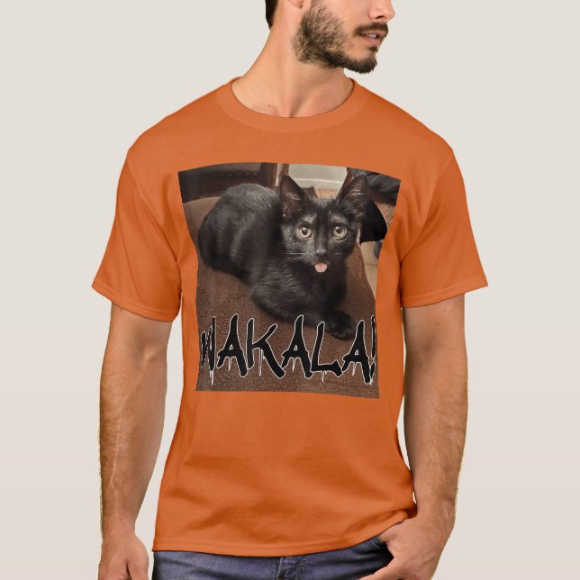 Camiseta Gato Divertido Wakala (Anverso)