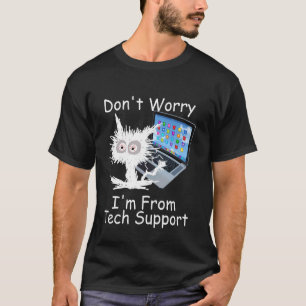 Camiseta Gato Divertido y Aturdido No Te Preocupes Soy De S