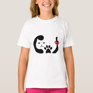 Camiseta Gato divertido y lindo maúlla