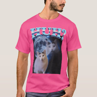 Camiseta Gato divertido y tonto Meme Regalos feos Gatos Ahh