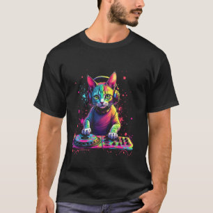 Camiseta Gato Dj
