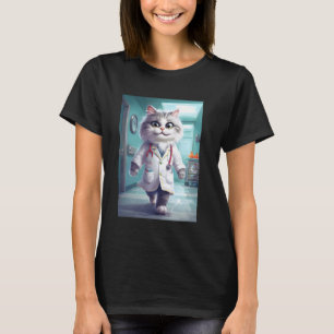 Camiseta Gato Doctor