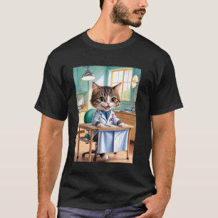 Camiseta Gato Doctor