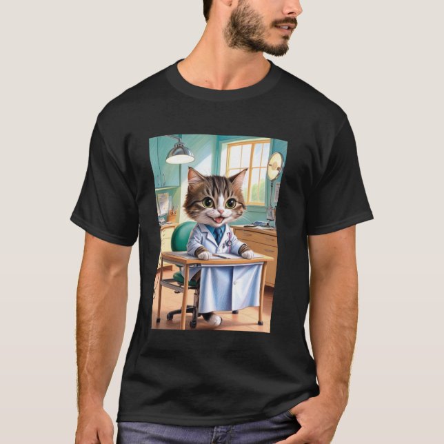 Camiseta Gato Doctor (Anverso)