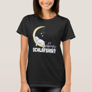 Camiseta Gato Dormir Comer Repetir Diversión De Cabeza De E