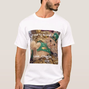 Camiseta Gato duende del día de San Patricio