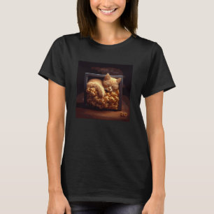 Camiseta Gato Duerme Macarrones Con Queso