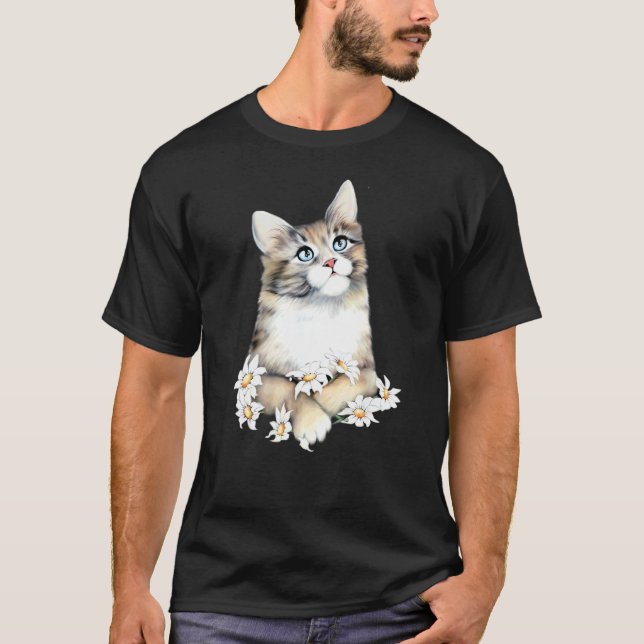Camiseta Gato dulce Gatito Gatito Amor (Anverso)