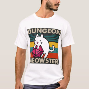 Camiseta Gato Dungeon Meowster Vintage (2)