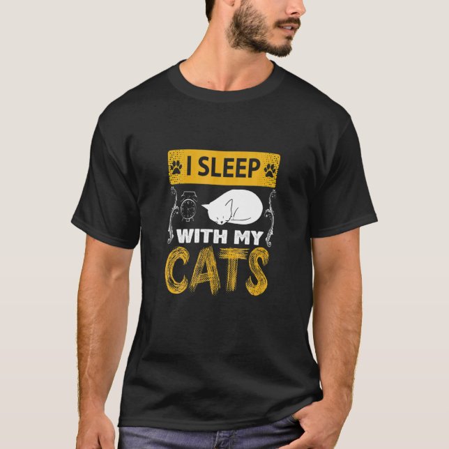 Camiseta Gato durmiendo (Anverso)