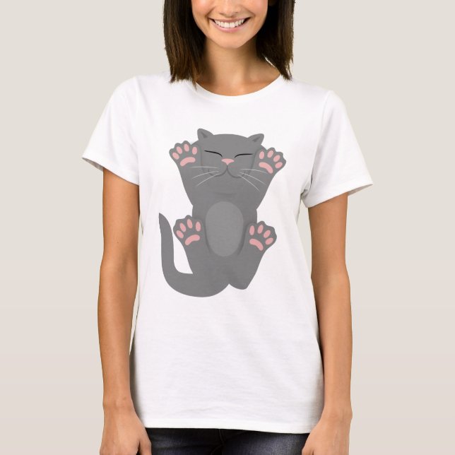 Camiseta Gato durmiendo (Anverso)