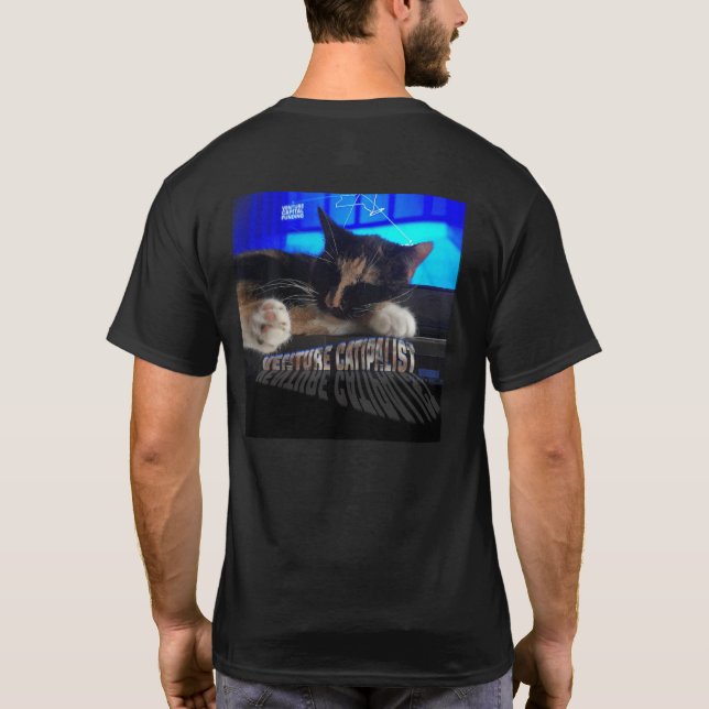 Camiseta Gato durmiente (Reverso)