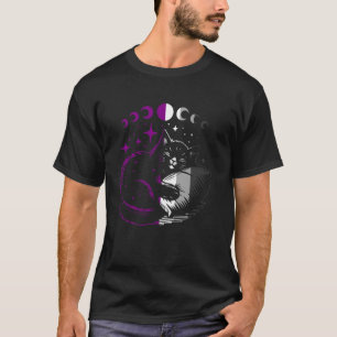 Camiseta Gato Durmiente Ace Orgullo Fases Lunares Acogedor