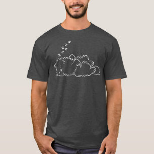 Camiseta Gato durmiente Nap Taker Kitty Sleeping Purgar Gat