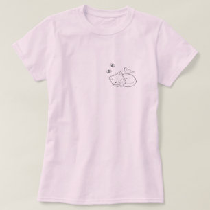 Camiseta Gato Durmiente Simple