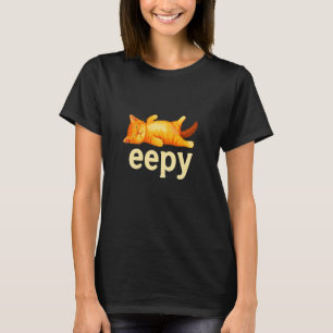 Camiseta Gato Eepy, Meme de Gato Tonto Dormilón