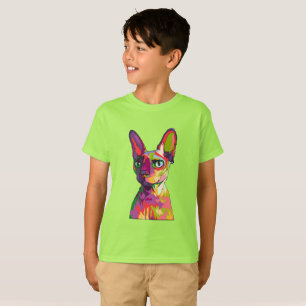 Camiseta Gato egipcio antiguo