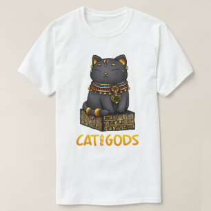 Camiseta Gato egipcio, Dios mío, gato basto son dioses