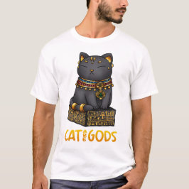 Camiseta Gato egipcio, Dios mío, gato basto son dioses