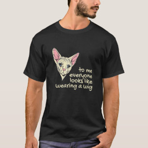 Camiseta Gato egipcio sin pelo Sfinx Cat