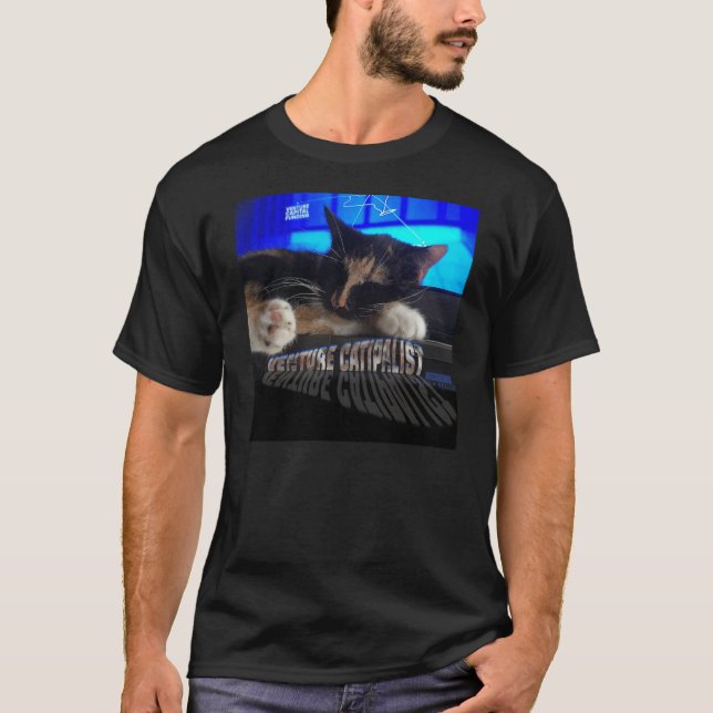 Camiseta Gato el dormir (Anverso)
