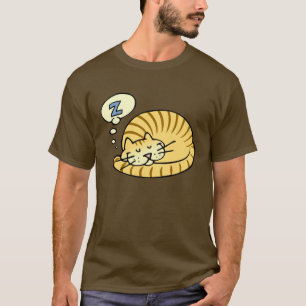 Camiseta Gato el dormir