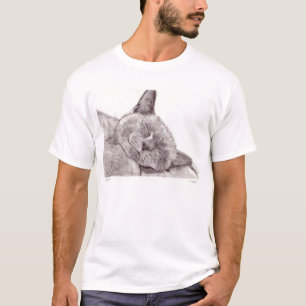 Camiseta Gato el dormir