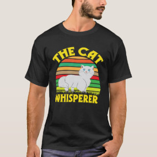 Camiseta Gato El susurrador de gatos maúlla