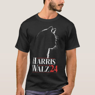 Camiseta Gato electoral Waltz 2024 Lady Kamala Harris Tim W