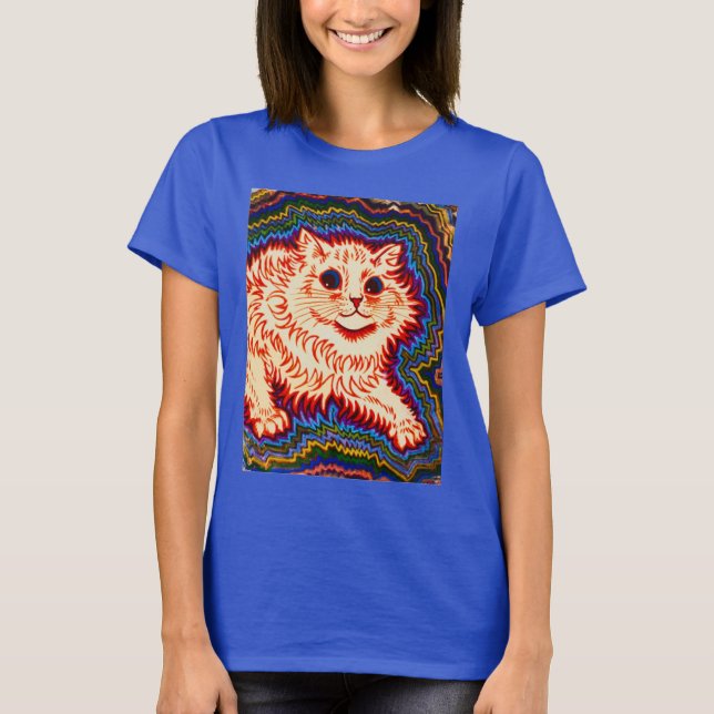 Camiseta Gato Eléctrico, Louis Wain (Anverso)