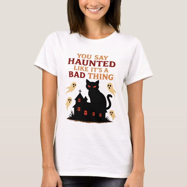 Camiseta Gato Embrujado (Anverso)