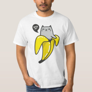 Camiseta Gato en banana