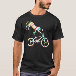 Camiseta Gato En Bicicleta BMX Kitten Bicicleta Ciclismo